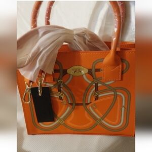 Orange Designer Women's Bag